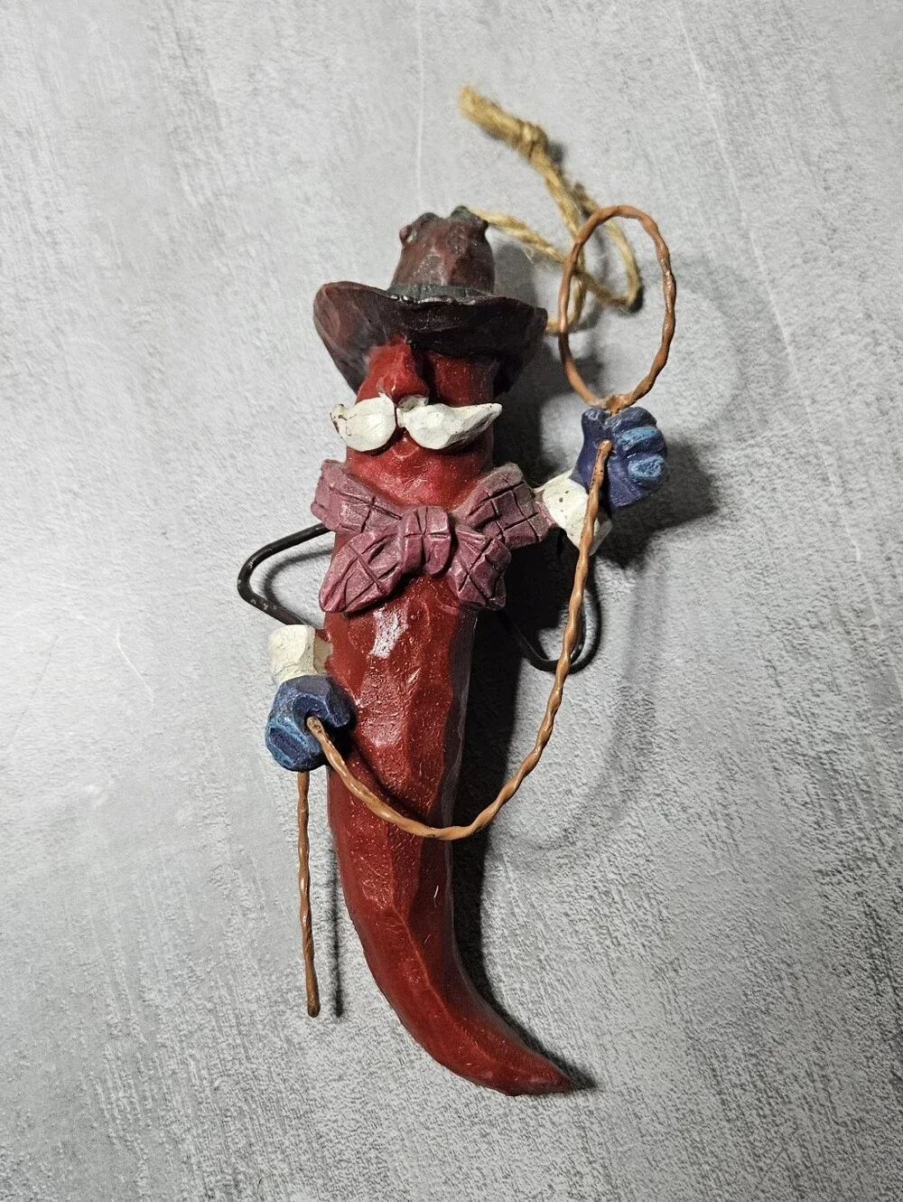 Pair Of Chili Pepper Ornaments